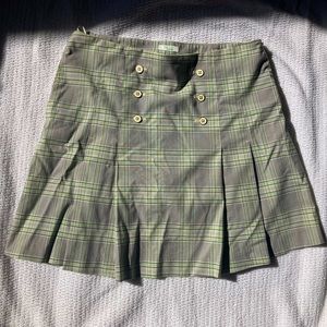 IZOD PLAID SKORT/ SKIRT WITH SHORTS!